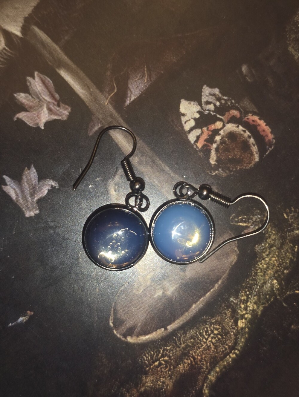 Moonstone Gemstone Pair Of Hook Earrings